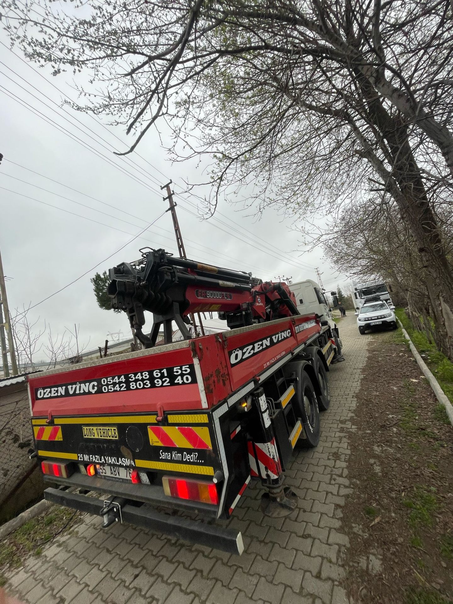 Mobil vinç hizmeti
